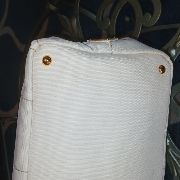 Prada Milano canapa euc canvas tote bag - Picture 7 of 16